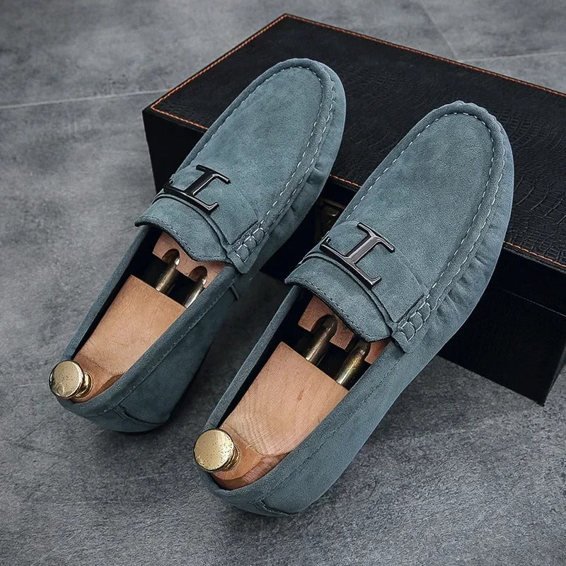 Bonded Leather Shoes - Slip-On