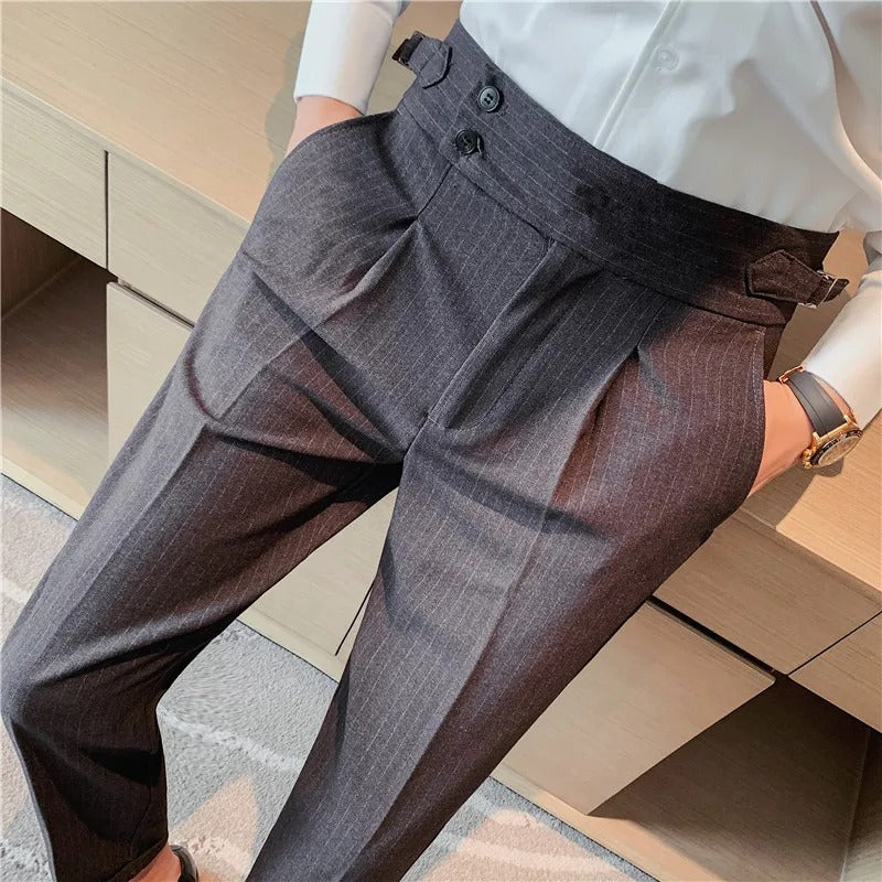 Polyester Summer Business Pants - Slim