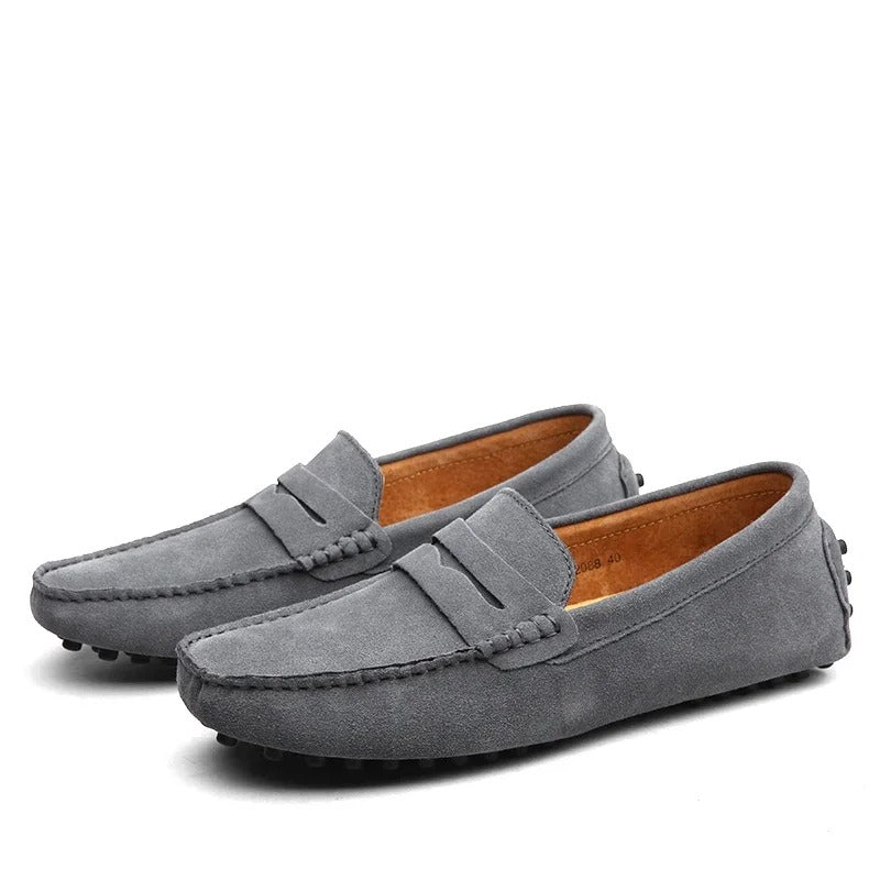 Suede Summer Loafers - No Lace