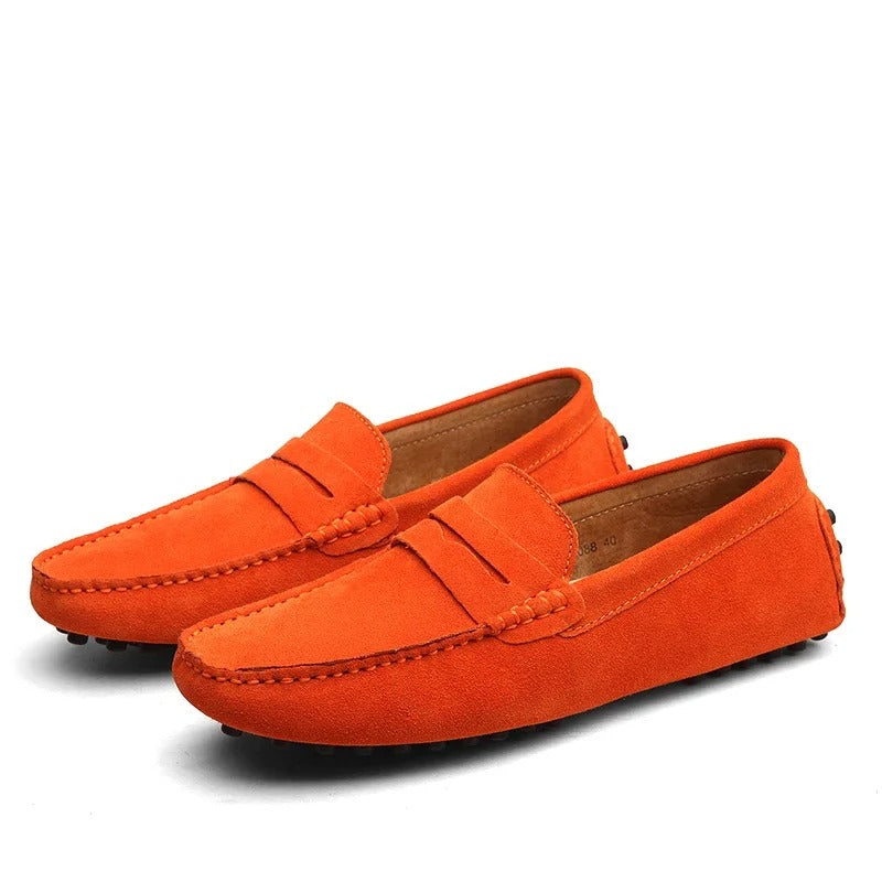 Suede Summer Loafers - No Lace