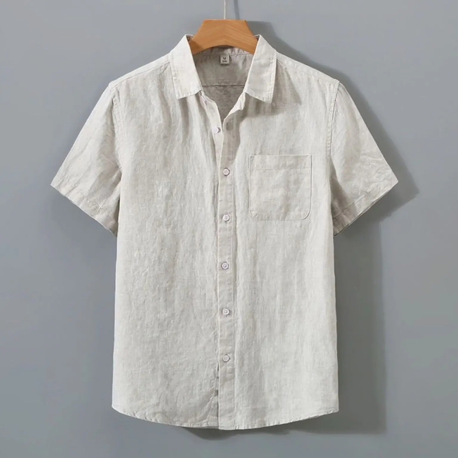 Cotton & Linen Summer Shirt - Shortsleeve