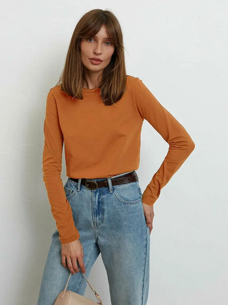 Cotton Summer Top - Longsleeve