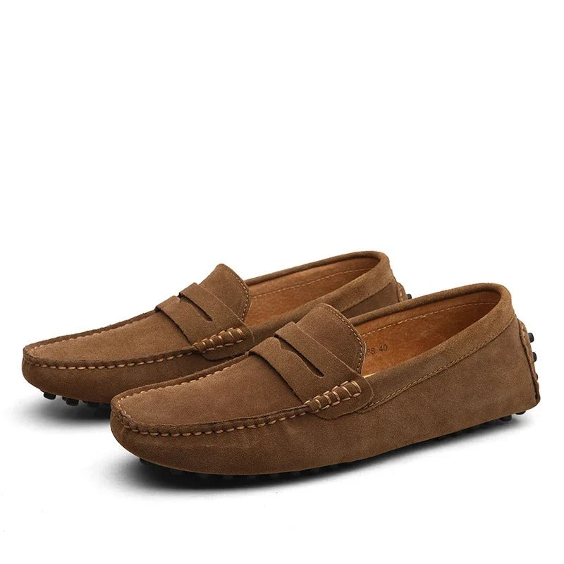 Suede Summer Loafers - No Lace