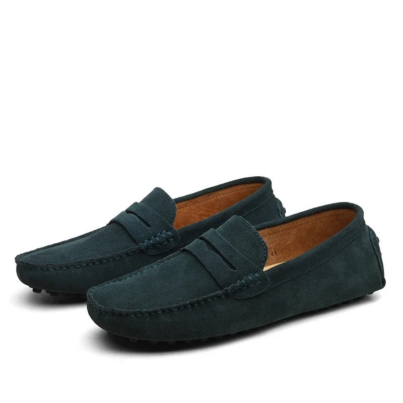 Suede Summer Loafers - No Lace