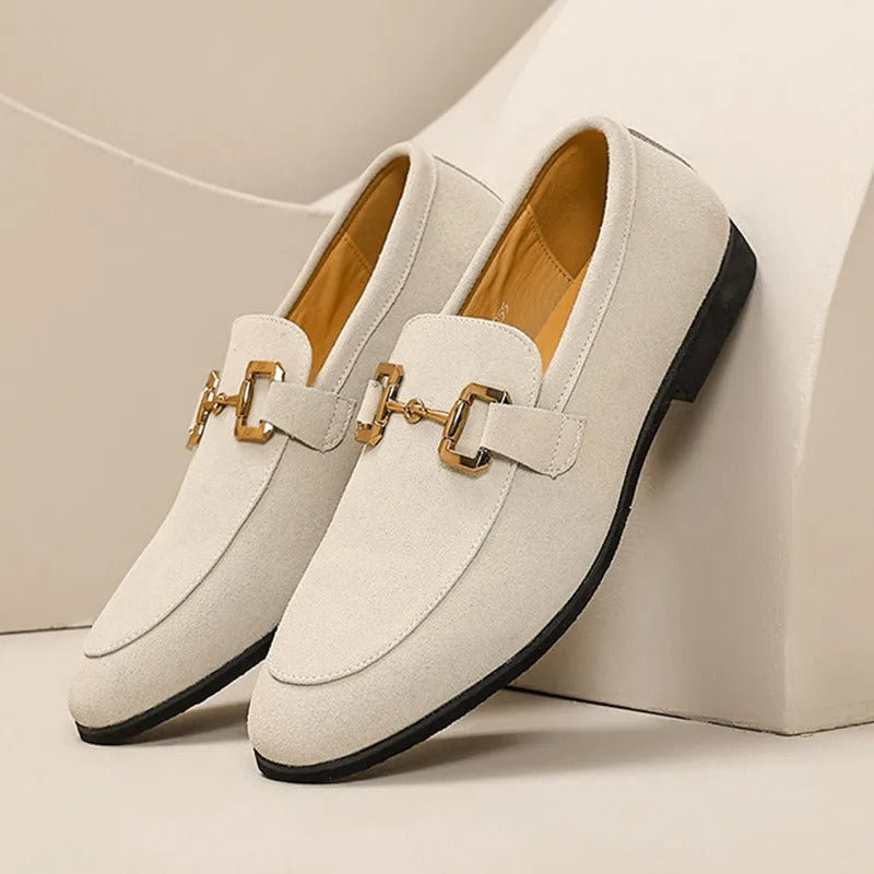 Leather Summer Loafers - Slip-On