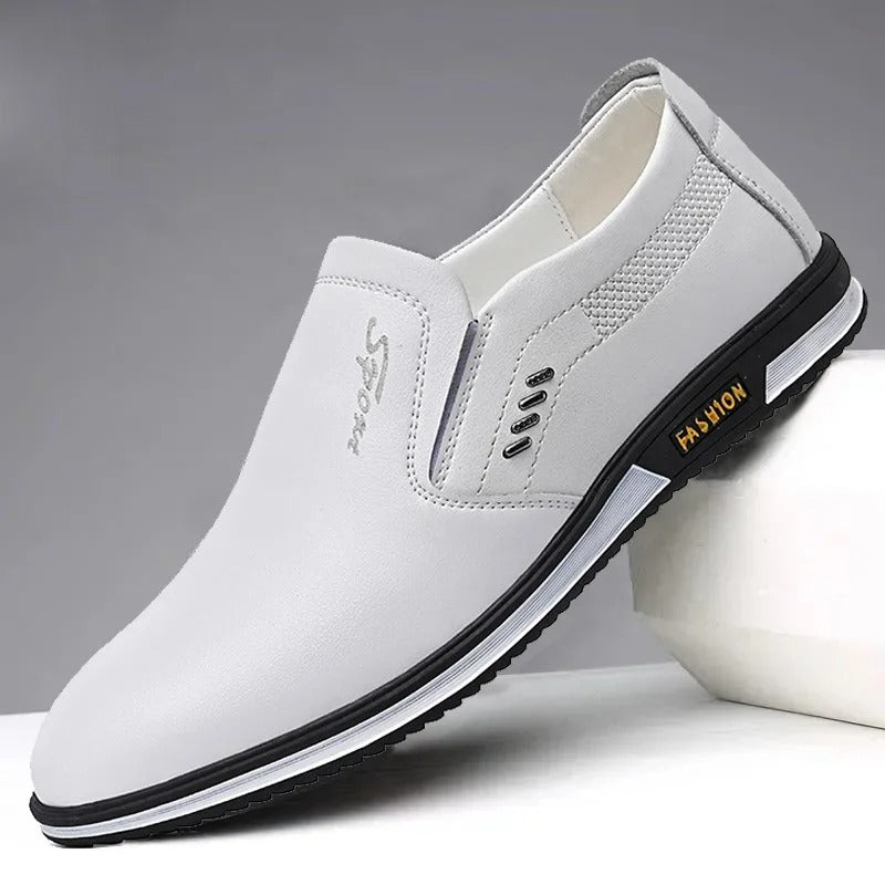 Artificial Leather Shoes - Slip-On