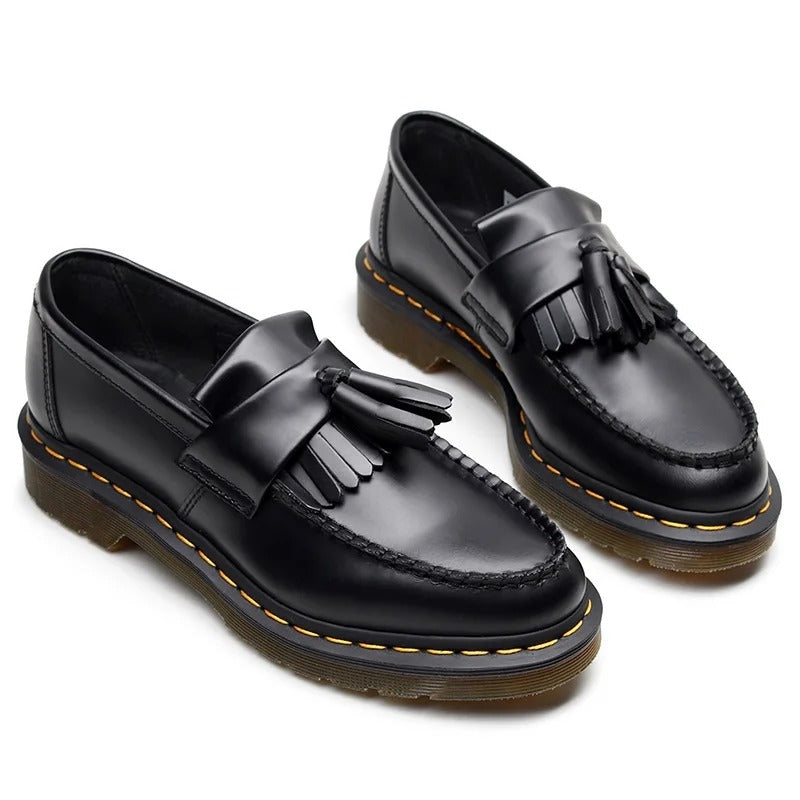 Leather Summer Loafers - Slip-On