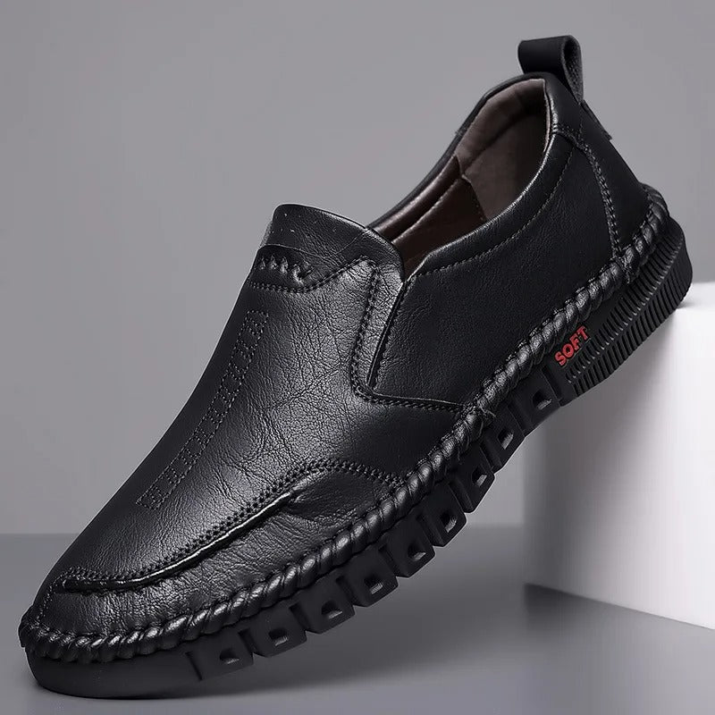 Artificial Leather Shoes - Slip-On