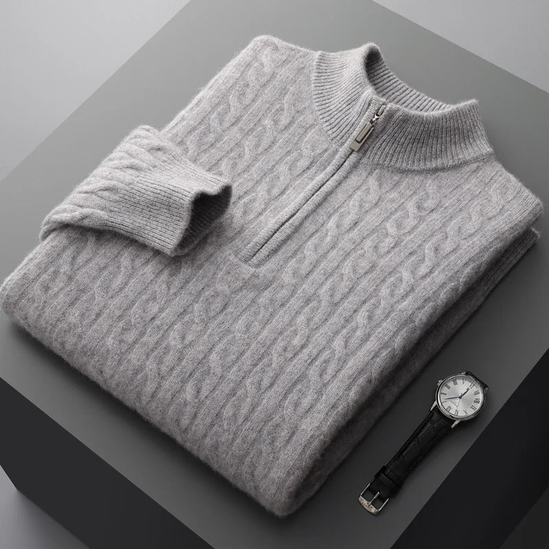 Cashmere Fall Sweater - Half Zip