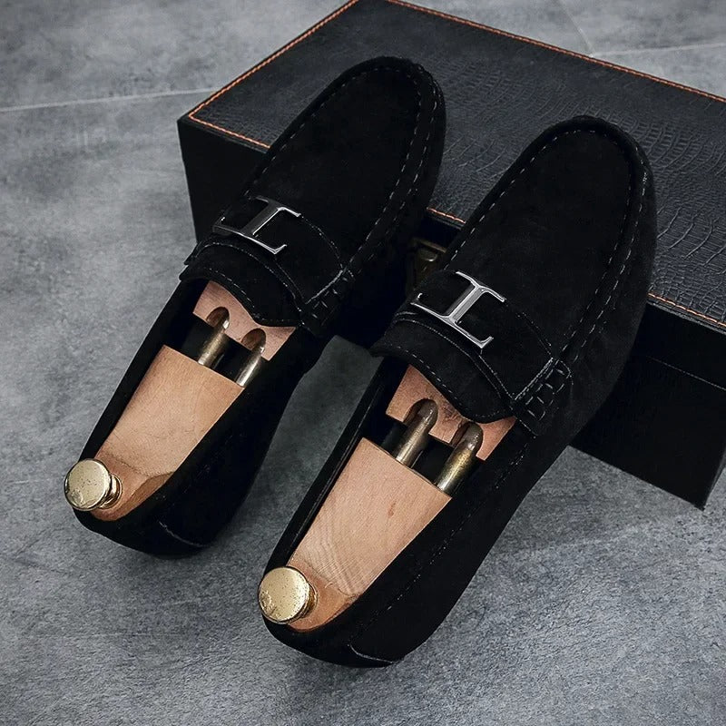 Bonded Leather Shoes - Slip-On