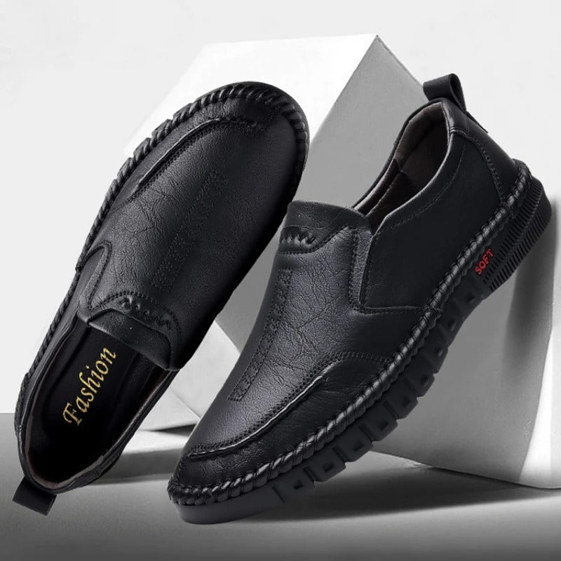 Artificial Leather Shoes - Slip-On