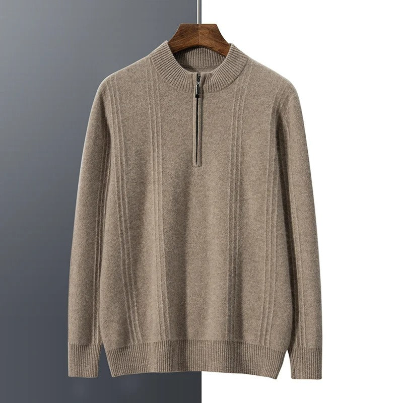 Cashmere Fall Sweater - Half Zip