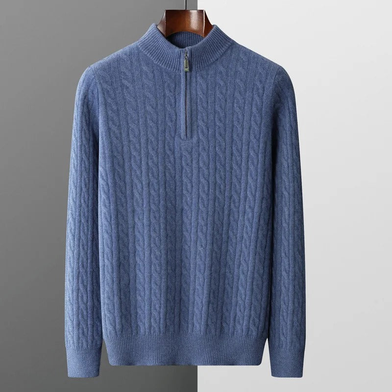 Cashmere Fall Sweater - Half Zip