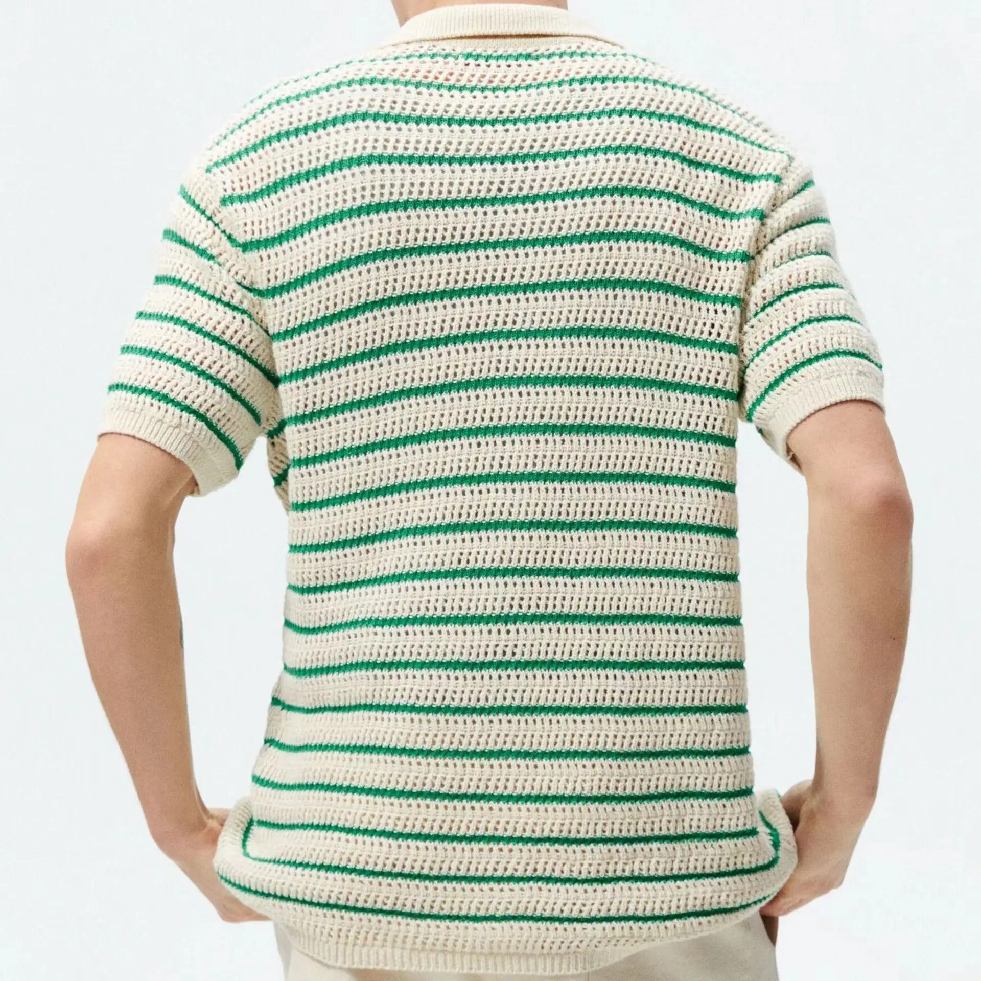 Cotton Summer Shirt - Knitted