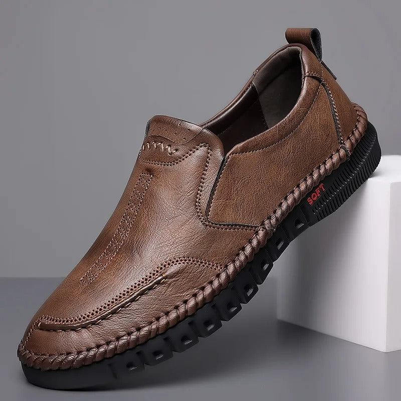 Artificial Leather Shoes - Slip-On