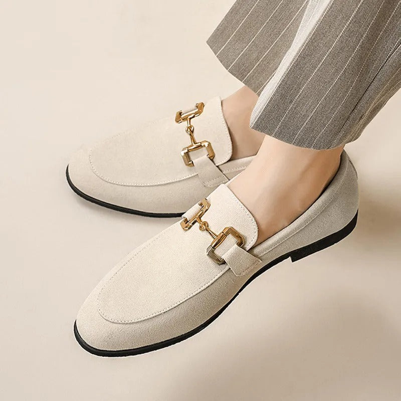 Leather Summer Loafers - Slip-On