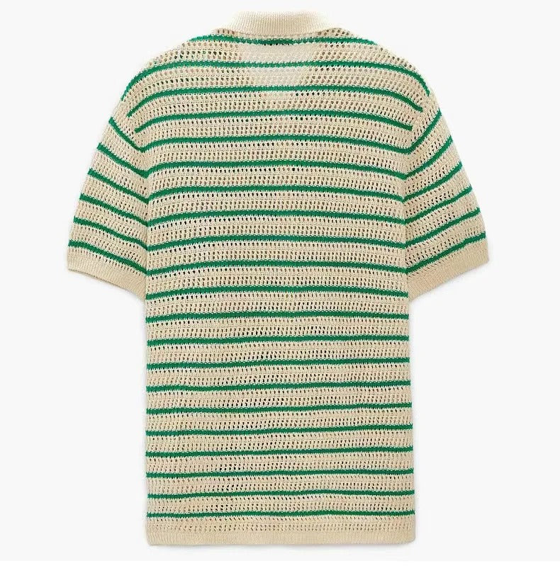 Cotton Summer Shirt - Knitted