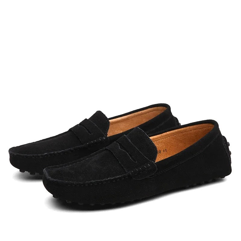 Suede Summer Loafers - No Lace