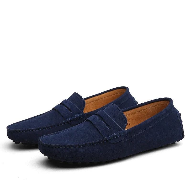 Suede Summer Loafers - No Lace