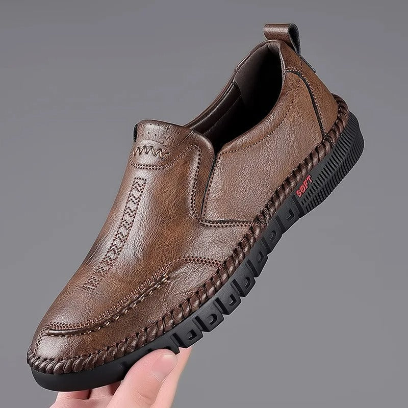 Artificial Leather Shoes - Slip-On