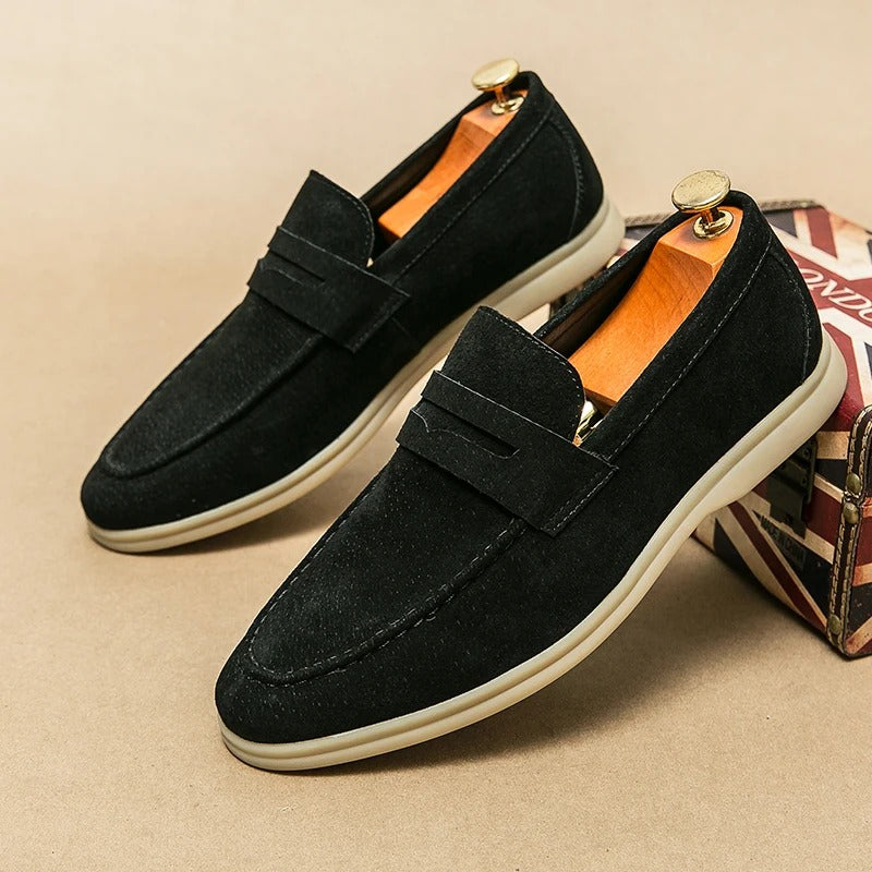 Artificial Leather Shoes - Slip-On