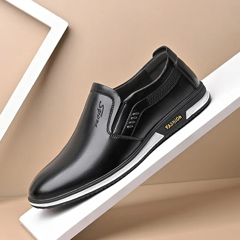 Artificial Leather Shoes - Slip-On