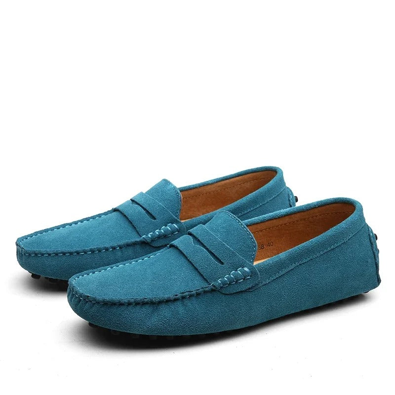 Suede Summer Loafers - No Lace