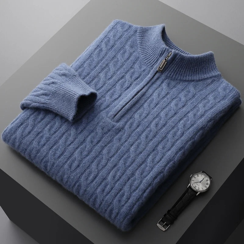 Cashmere Fall Sweater - Half Zip